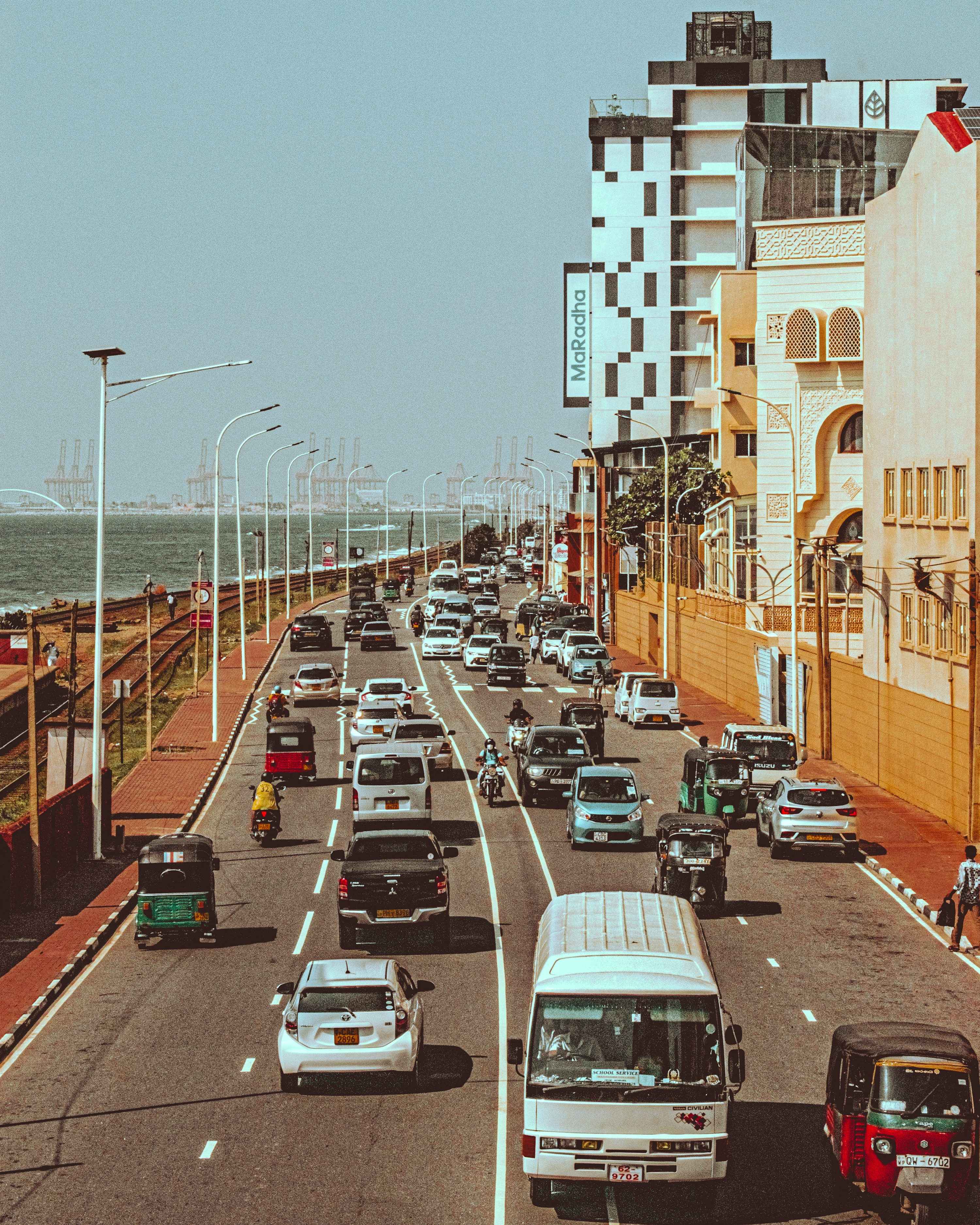 Map of Dubai showing toll gate locations